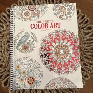 Leisure Arts THE BEST OF COLOR ART for everyone Adult Coloring Book‎ - NEW